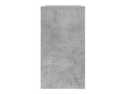 Zapatero gris hormigón 80x34x63 cm madera de ingeniería