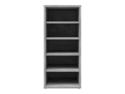 Zapatero Gris Hormigón 31,5x35x70 cm Madera de Ingeniería
