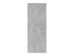 Zapatero Gris Hormigón 31,5x35x90 cm Madera de Ingeniería