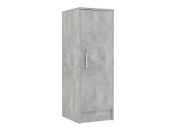 Zapatero gris hormigón 32x35x92 cm Madera de ingeniería