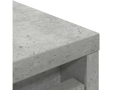 Zapatero gris hormigón 57x34x76 cm madera de ingeniería