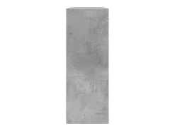 Zapatero gris hormigón 80x21x57 cm madera de ingeniería