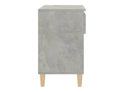 Zapatero gris hormigón 70x36x60 cm Madera de ingeniería