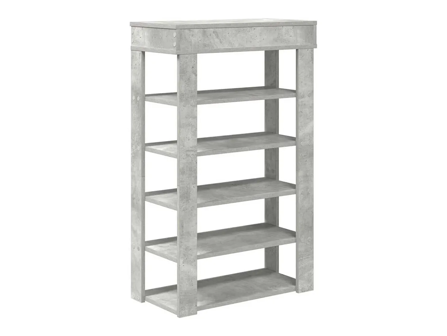 Zapatero gris hormigón 60x30x98 cm madera de ingeniería