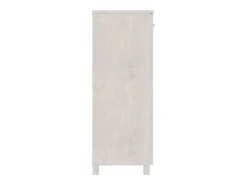 Zapatero HAMAR madera maciza de pino blanca 85x40x108 cm ES482910