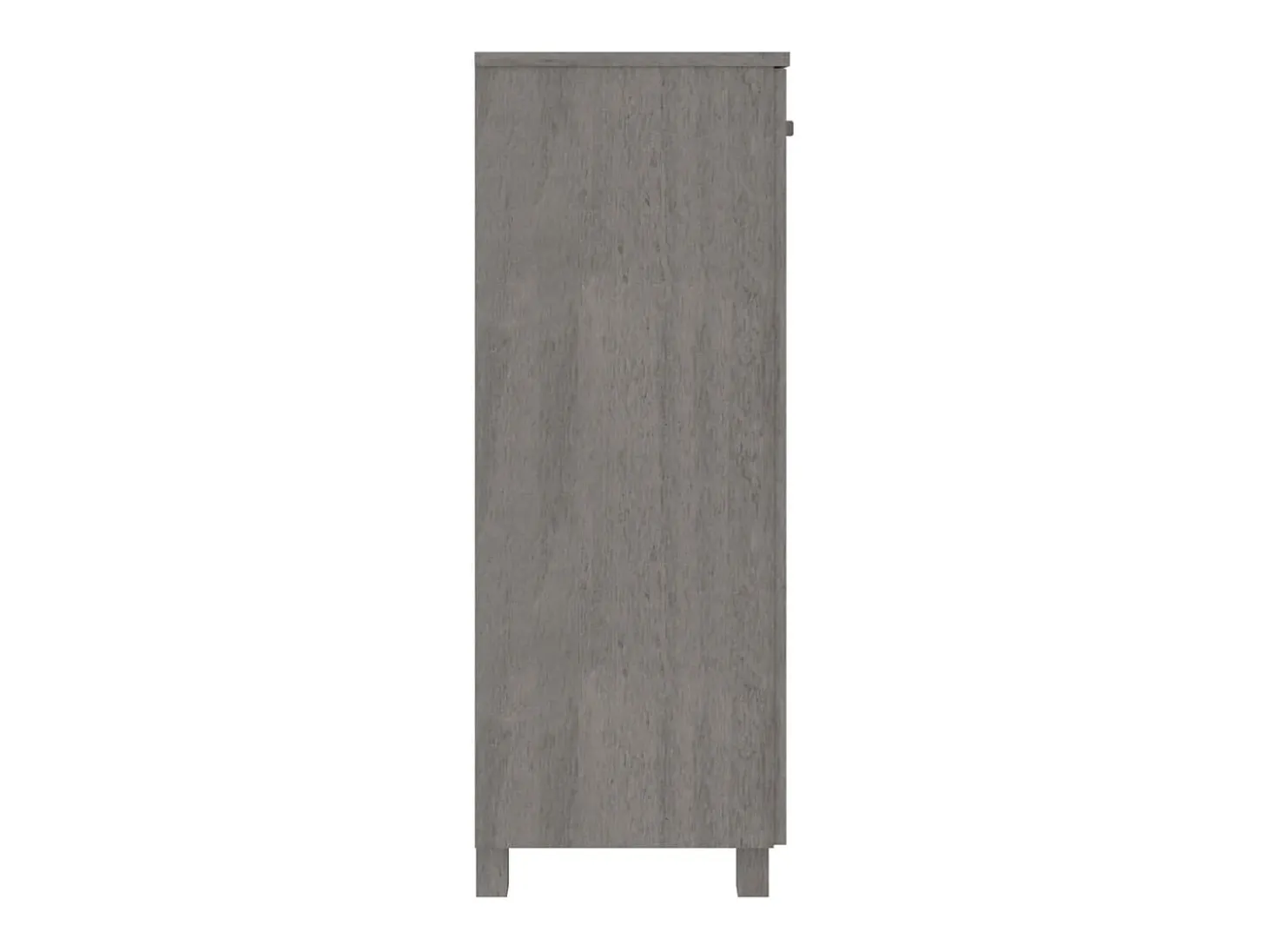 Zapatero HAMAR madera maciza pino gris claro 85x40x108 cm ES838007