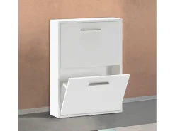 Zapatero Home 2 puertas Blanco