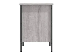 Zapatero madera de ingeniería gris Sonoma 38x35x50 cm ES304039
