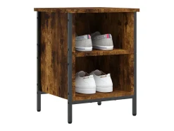 Zapatero madera de ingeniería roble ahumado 38x35x50 cm ES942345