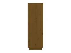 Zapatero Marrón Miel 60x34x105cm Madera Maciza de Pino