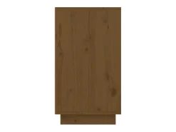 Zapatero marrón miel 110x34x61cm Madera maciza de pino
