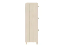 Zapatero Marrón Miel 59,5x35x117cm Pino Macizo