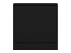 Zapatero negro 60x34x63,5 cm madera contrachapada