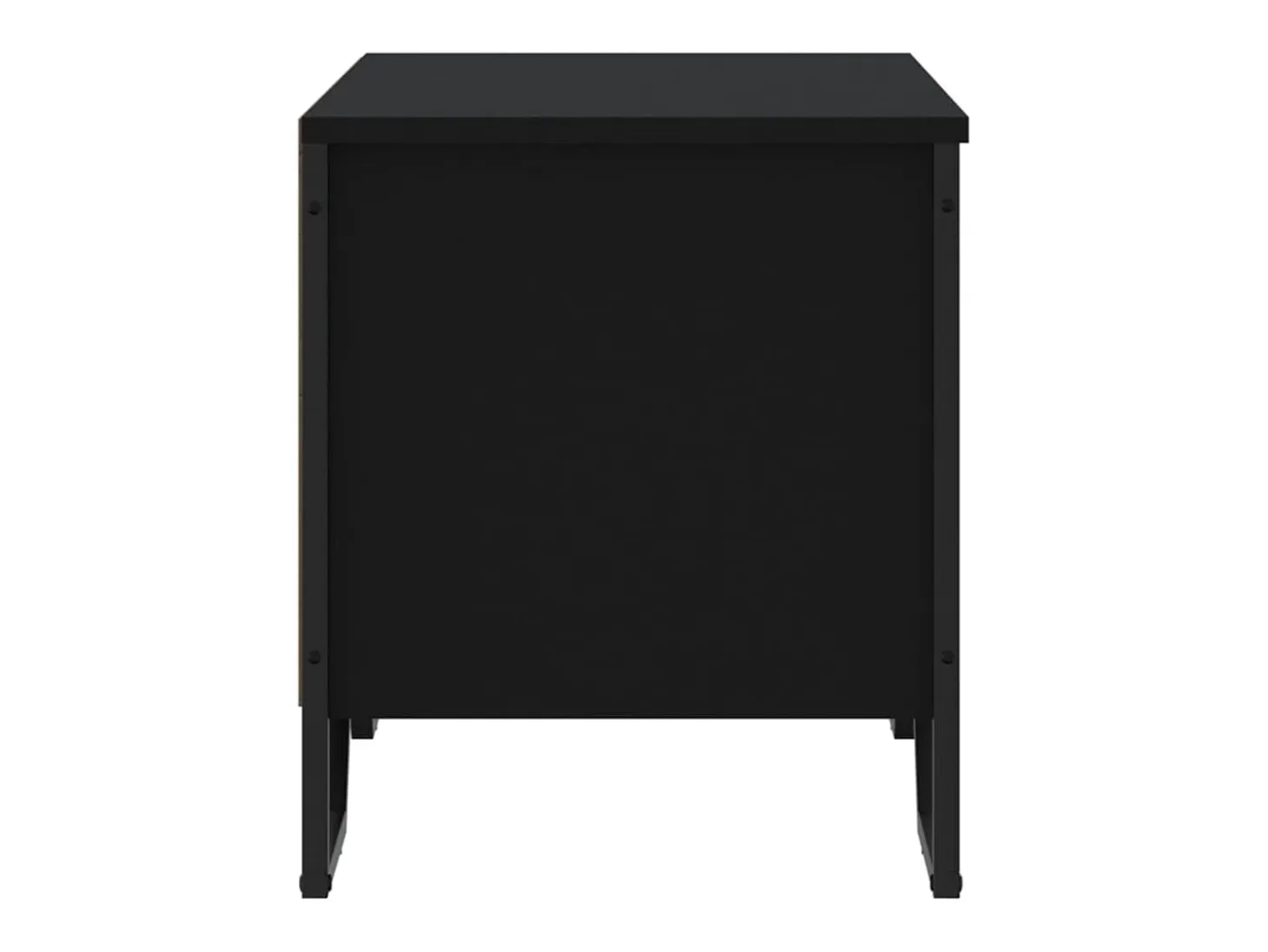Zapatero negro 90x38x45,5 cm madera contrachapada
