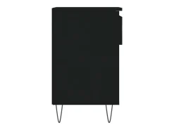 Zapatero negro 102x36x60 cm Madera contrachapada