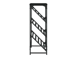 Zapatero negro 90x30x85 cm madera de ingeniería
