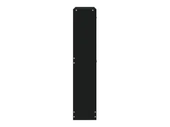 Zapatero negro 59x17x81 cm Madera contrachapada