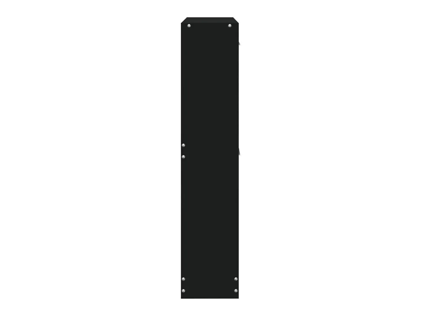 Zapatero negro 59x17x81 cm Madera contrachapada