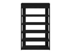Zapatero negro 60x30x98 cm madera de ingeniería