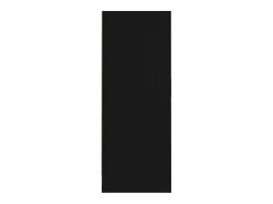 Zapatero negro 60x35x92 cm Madera contrachapada