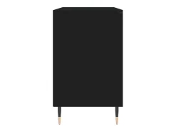 Zapatero negro 102x36x60 cm Madera contrachapada