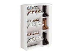 Zapatero Recibidor Botero 3 Puertas 2 Estantes Blanco 122x85x37 cm