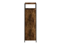 Zapatero roble ahumado 60x34x112 cm madera de ingeniería