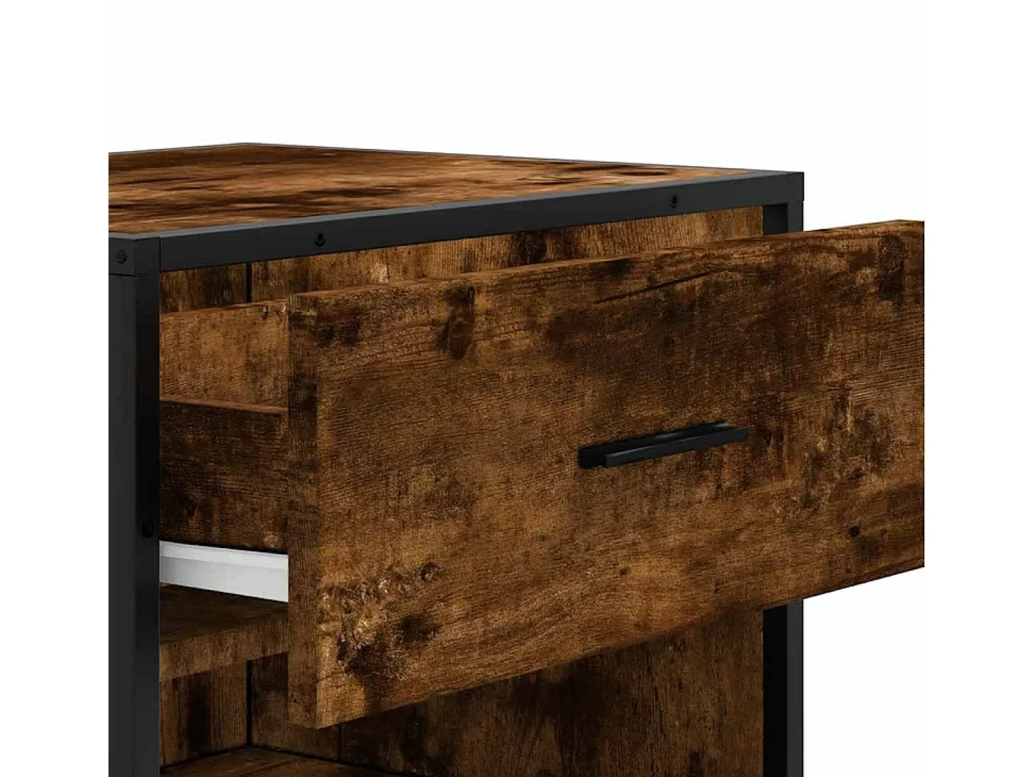 Zapatero roble ahumado 48x38x97,5 cm madera de ingeniería