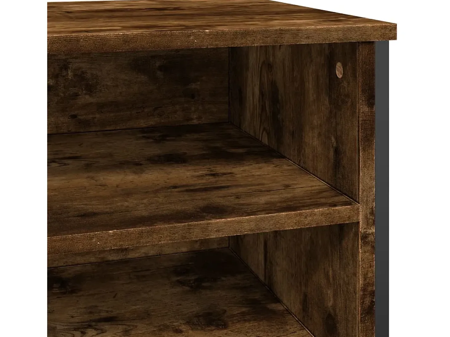 Zapatero roble ahumado 80x38x78 cm madera de ingeniería