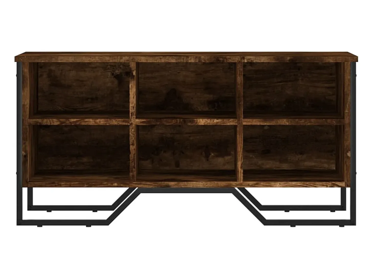 Zapatero roble ahumado 90x38x45,5 cm madera de ingeniería