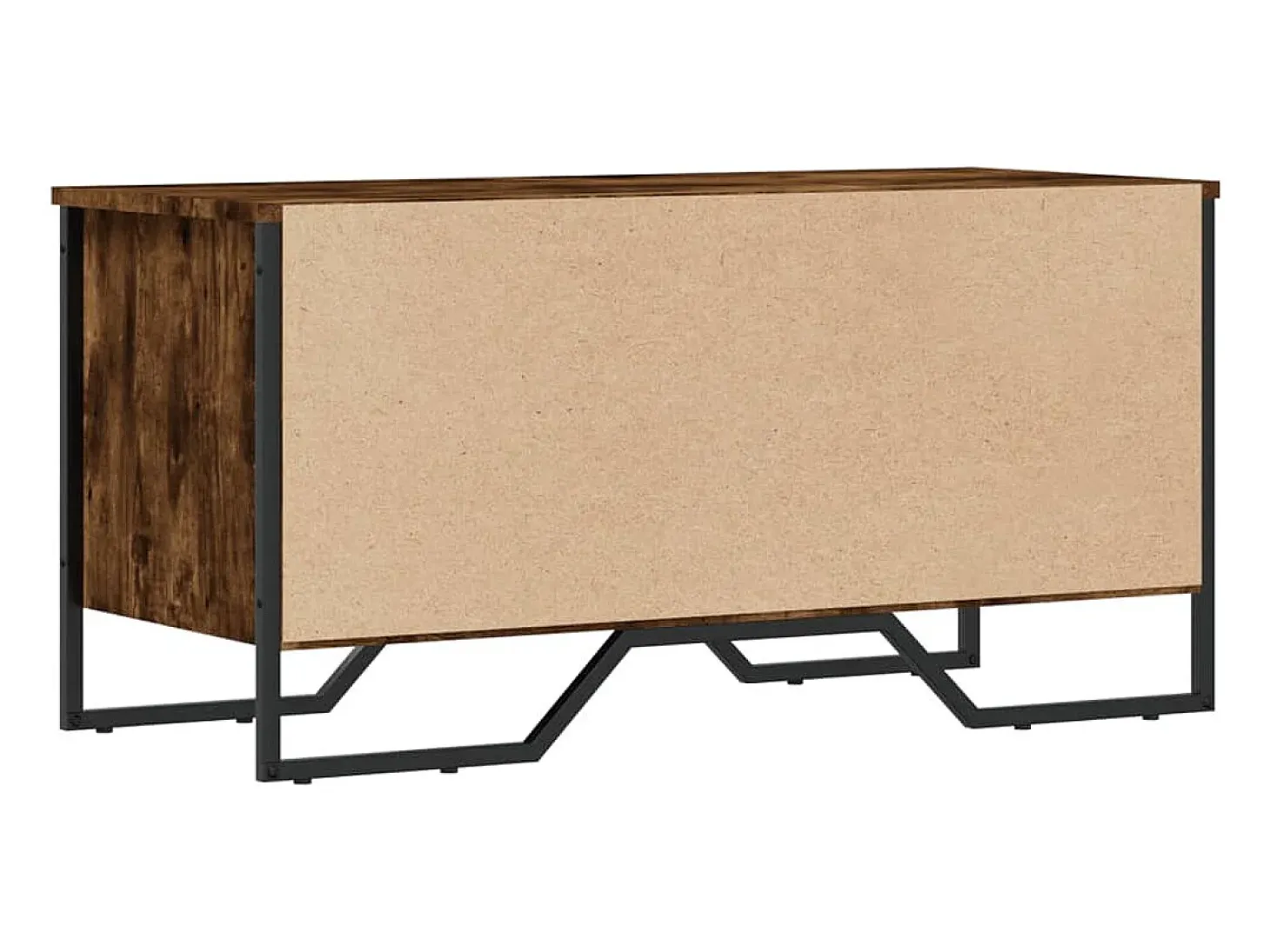 Zapatero roble ahumado 90x38x45,5 cm madera de ingeniería