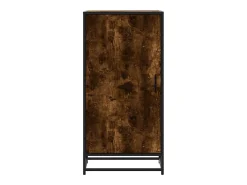 Zapatero roble ahumado 48x38x97,5 cm madera de ingeniería