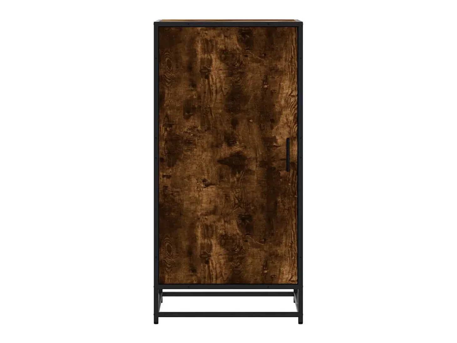 Zapatero roble ahumado 48x38x97,5 cm madera de ingeniería