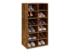 Zapatero roble ahumado 54x34x100,5 cm