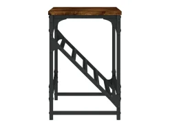 Zapatero roble ahumado 90x30x45 cm madera de ingeniería