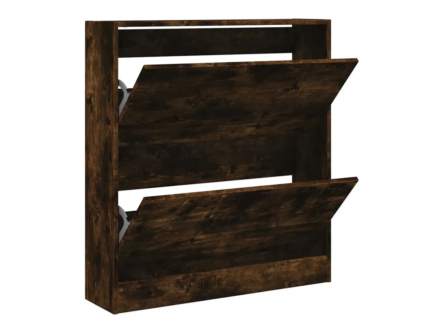 Zapatero roble ahumado 80x21x87,5 cm madera de ingeniería