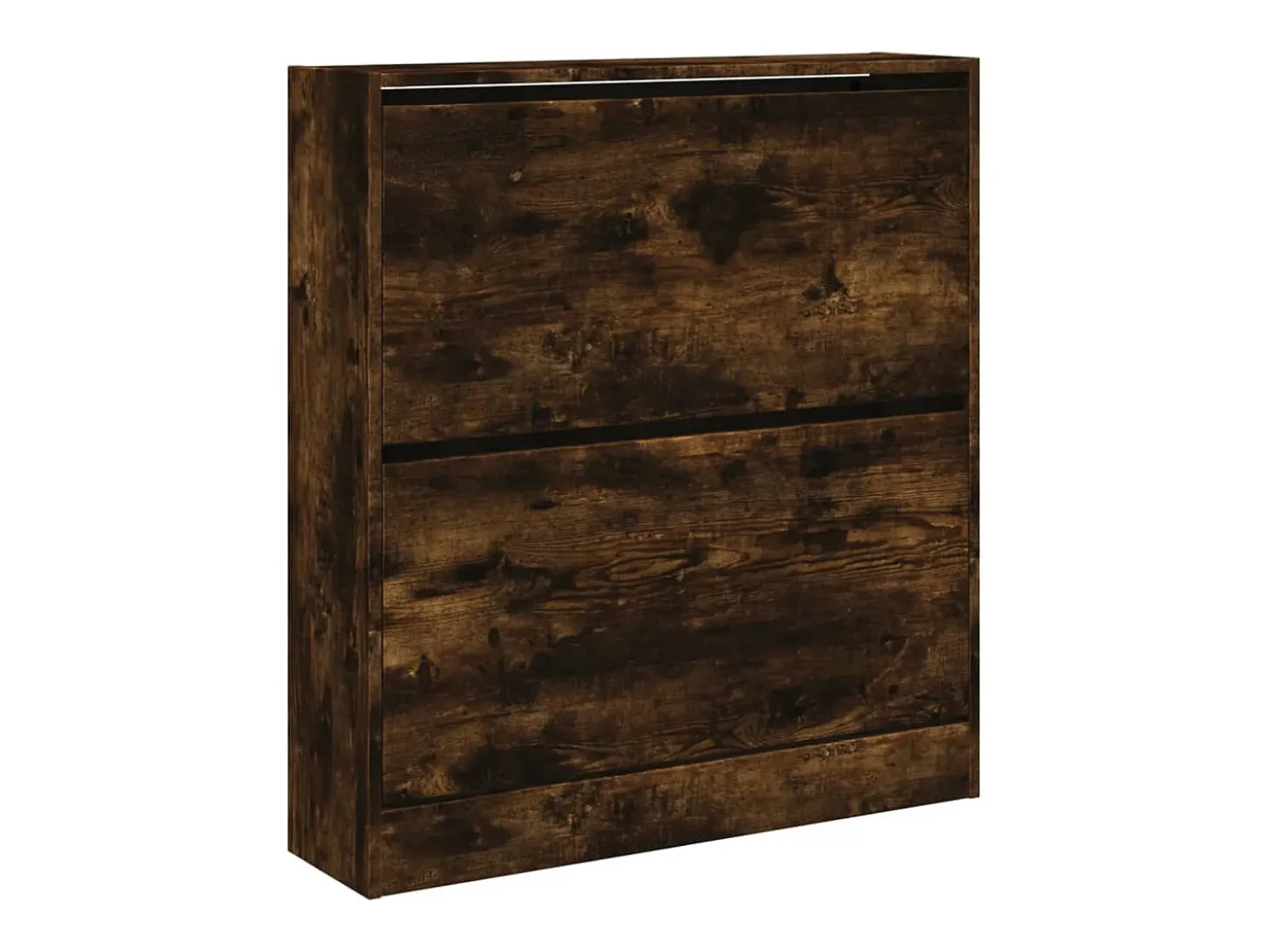 Zapatero roble ahumado 80x21x87,5 cm madera de ingeniería