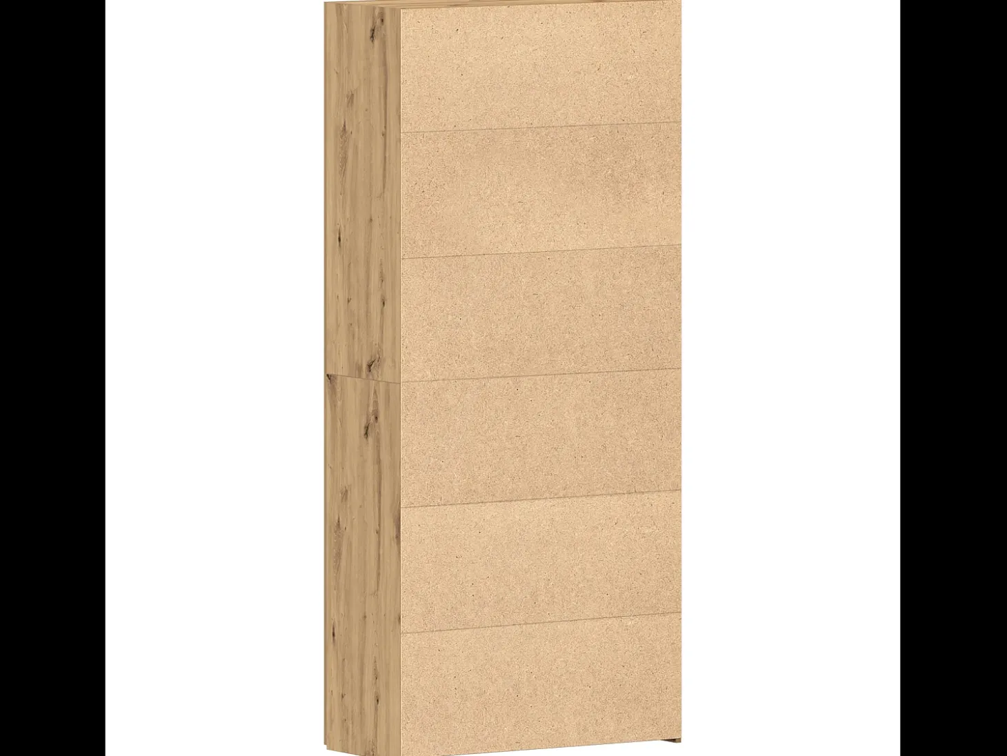 Zapatero Roble artesanal 80x35,5x180 cm Madera de ingeniería