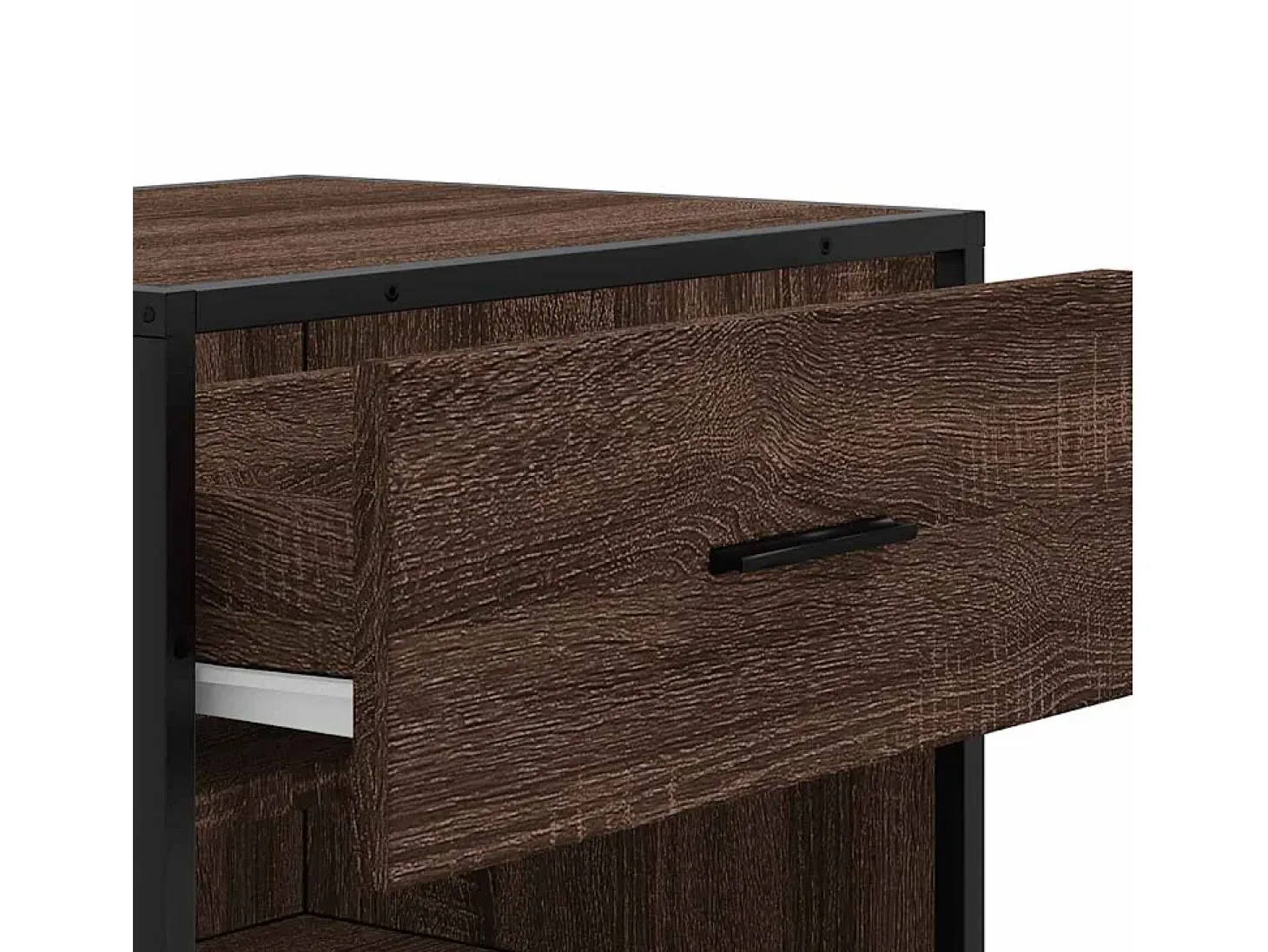 Zapatero roble marrón 48x38x97,5 cm madera de ingeniería