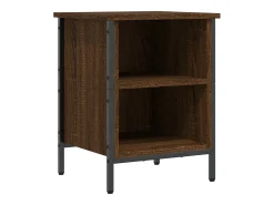 Zapatero roble marrón 38x35x50 cm madera de ingeniería