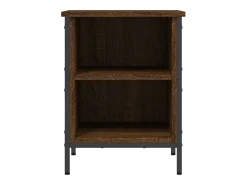Zapatero roble marrón 38x35x50 cm madera de ingeniería