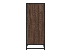 Zapatero roble marrón 48x38x97,5 cm madera de ingeniería