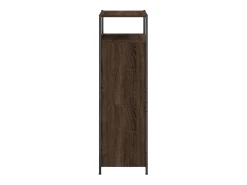 Zapatero roble marrón 60x34x112cm madera de ingeniería