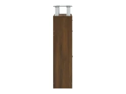 Zapatero Roble marrón 63x24x104cm Madera de ingeniería