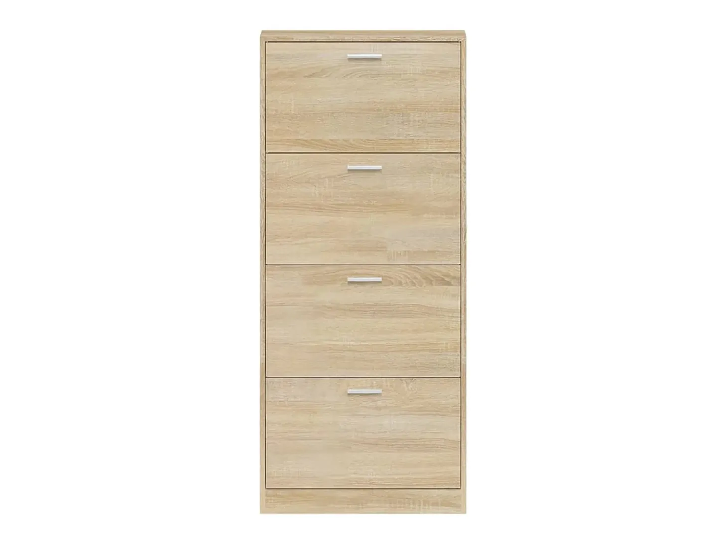Zapatero Roble 59x17x150 cm Madera de ingeniería