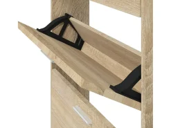 Zapatero Roble 59x17x150 cm Madera de ingeniería