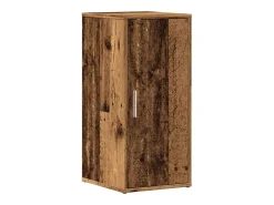 Zapatero Rustie con puerta + 5 compartimentos madera 70x32x35 cm