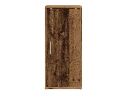 Zapatero Rustie con puerta + 5 compartimentos madera 70x32x35 cm