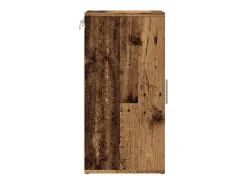 Zapatero Rustie con puerta + 5 compartimentos madera 70x32x35 cm