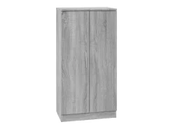Zapatero Sonoma gris 55x35x108 cm Madera de ingeniería